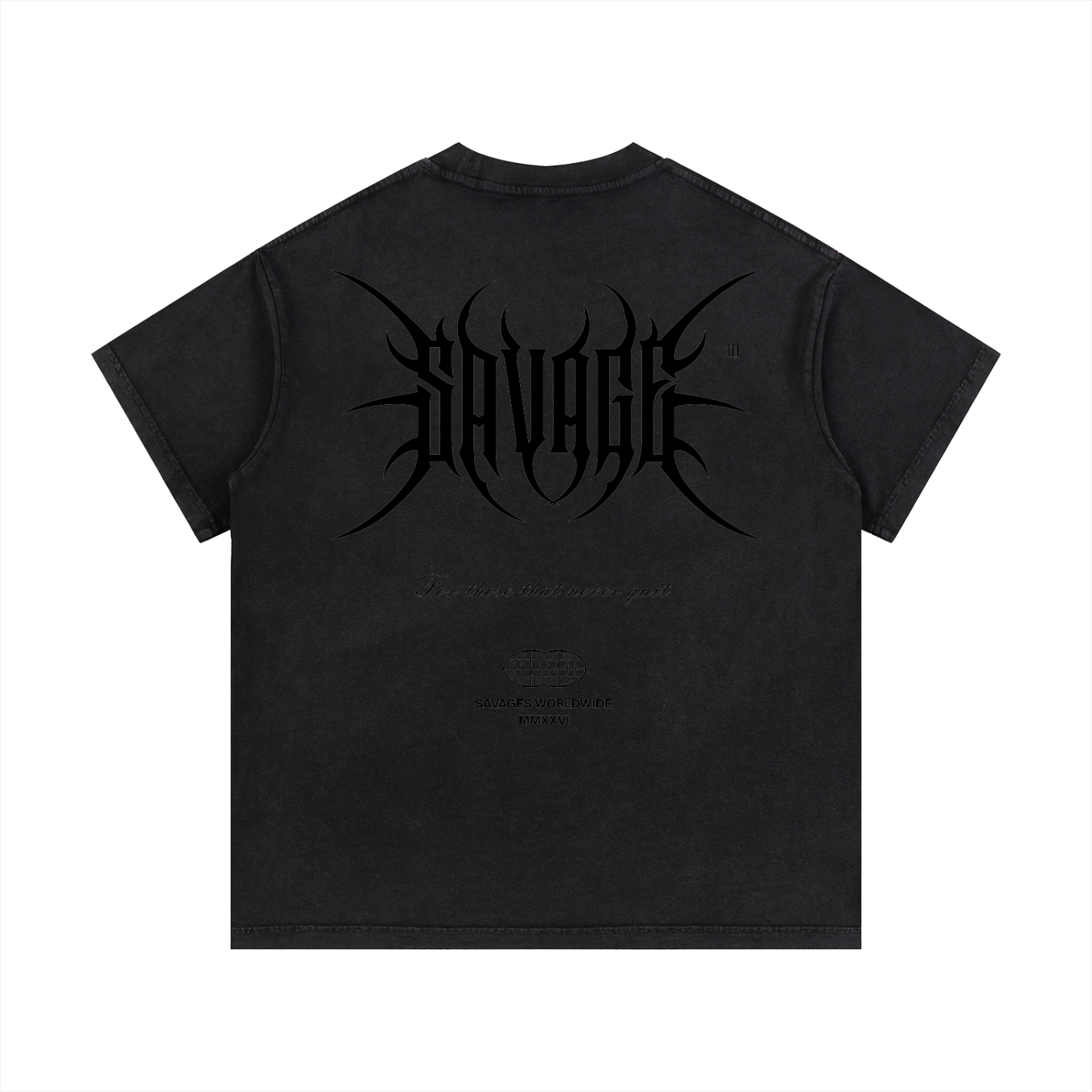 Blackout Vintage Wash Regular Fit Cotton T-Shirt