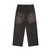 Vintage Wash Heavyweight Denim Jeans