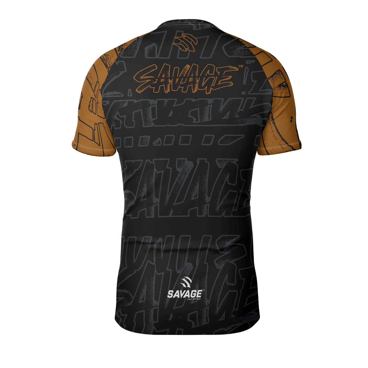 Savage Ranked Rash Guard - Brown