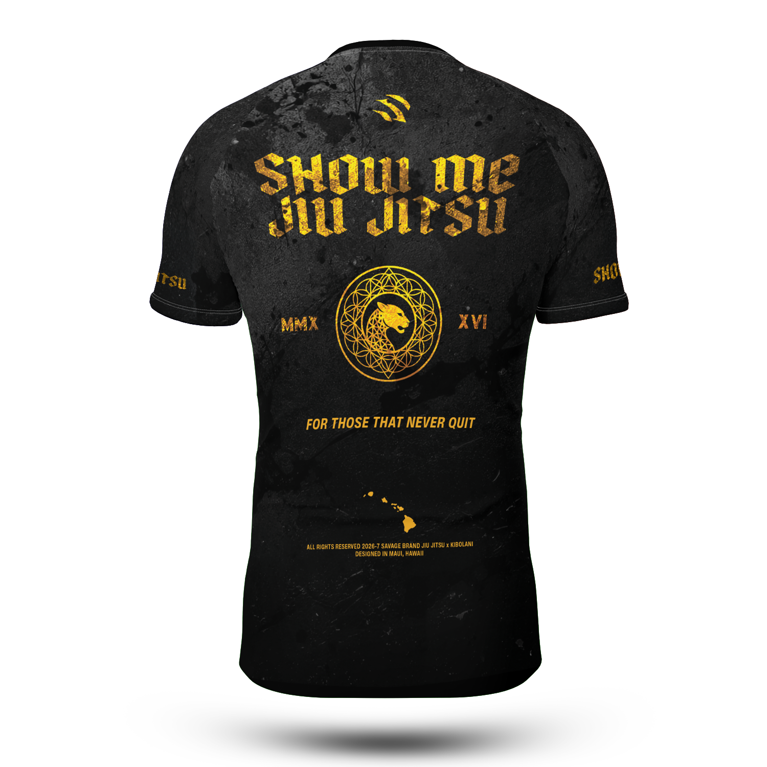 Kibo x Savage Jiu Jitsu Rashguard: Unleash Your Flow (Short Sleeve)