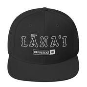 Lānaʻi Snapback Hat — Black — front view