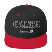 Kalihi Snapback Hat — Black/ Red — front view