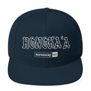 HonokaʻA Snapback Hat — Dark Navy — front view