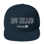 Big Island Snapback Hat — Dark Navy — front view