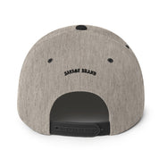 KualapuʻU Snapback Hat — Heather/Black — back view