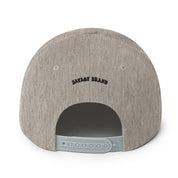 KualapuʻU Snapback Hat — Heather Grey — back view