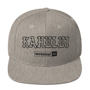 Kahului Snapback Hat — Heather Grey — front view