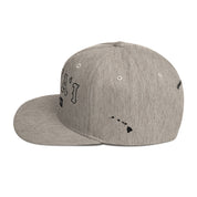 Kauaʻi Snapback Hat — Heather Grey — left view