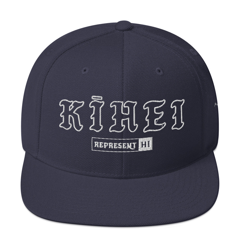 Kīhei Snapback Hat — Navy — front view