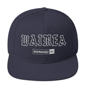 Waimea Snapback Hat — Hawaiʻi Island — Navy — front view