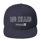 Big Island Snapback Hat — Navy — front view