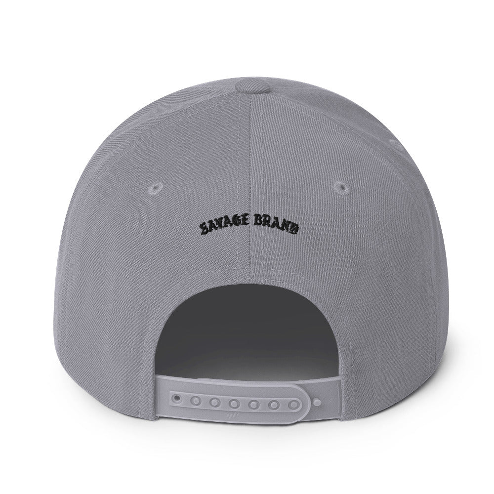 Upcountry Snapback Hat — Silver — back view