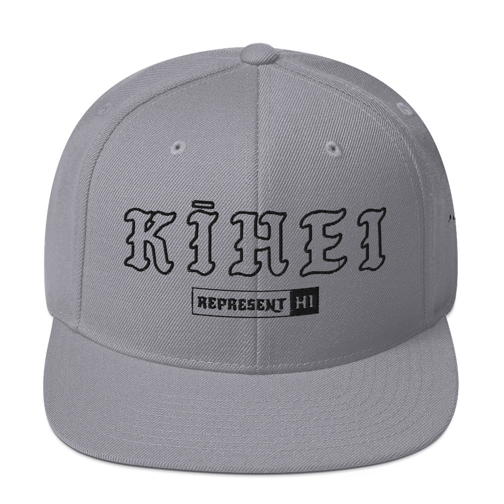 Kīhei Snapback Hat — Silver — front view