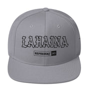 Lahaina Snapback Hat — Silver — front view