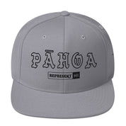 Pāhoa Snapback Hat — Silver — front view