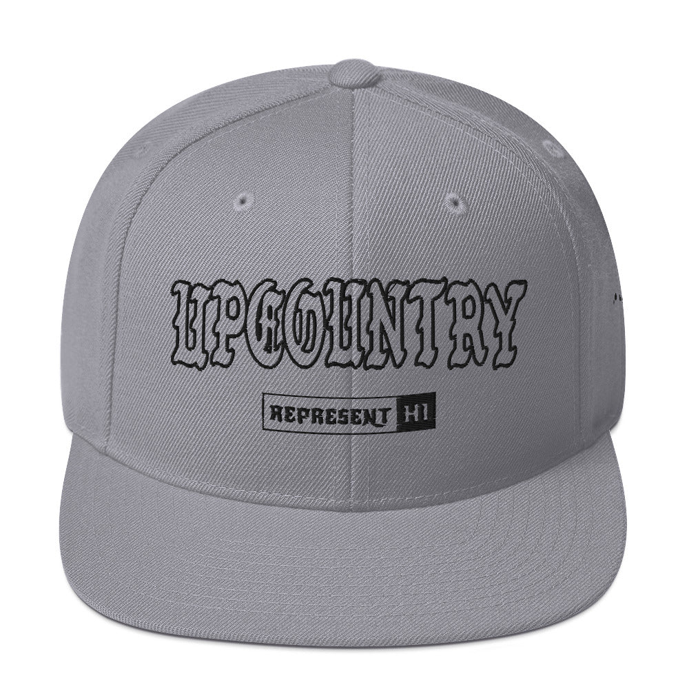 Upcountry Snapback Hat — Silver — front view