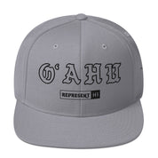 Oʻahu Snapback Hat — Silver — front view