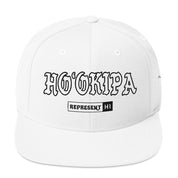 HoʻOkipa Snapback Hat — White — front view