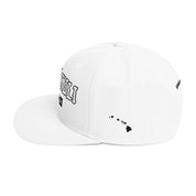 Nānākuli Snapback Hat — White — left side view
