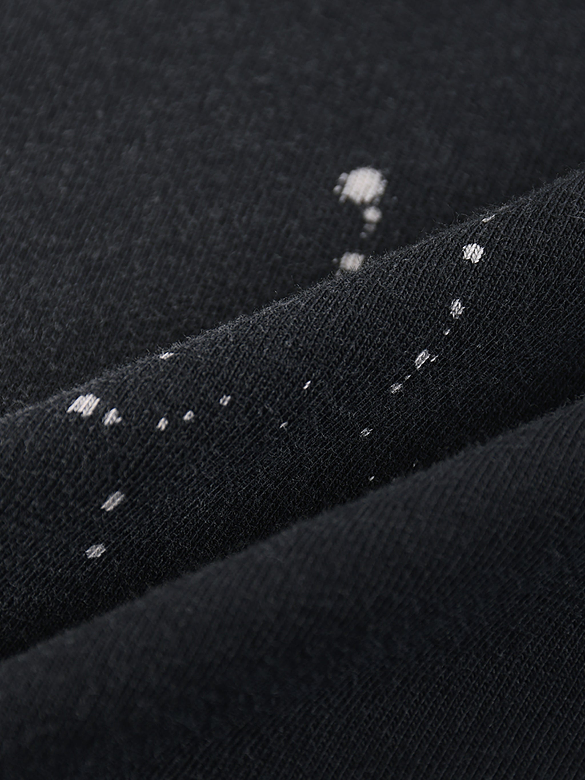 Hand-Frayed Savage Sunfade Paint Splatter T-Shirt