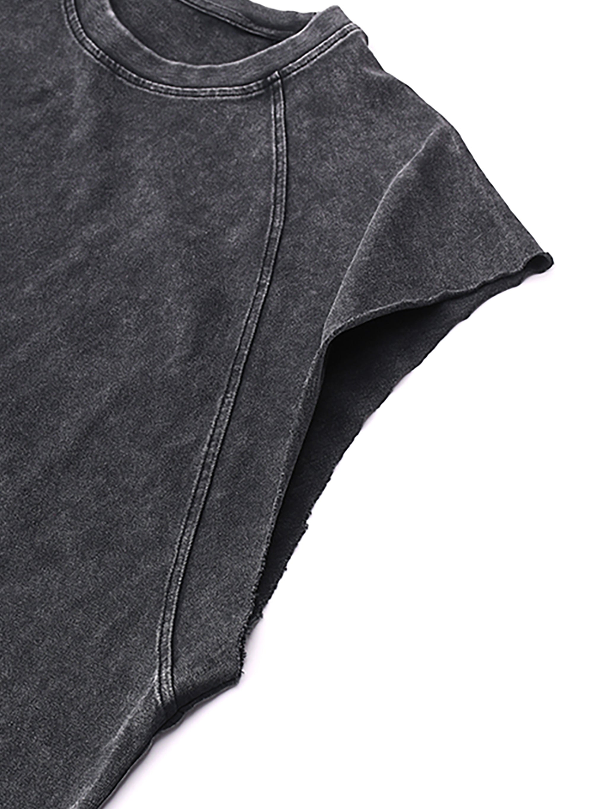 Blackout Snow Washed Tank Top