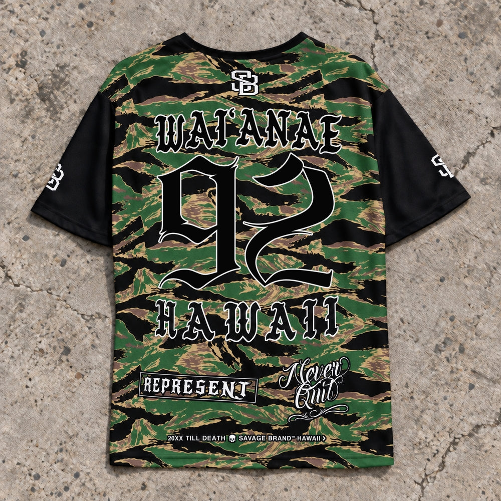 Waianae 92 Short-Sleeve Jersey Camo - Back