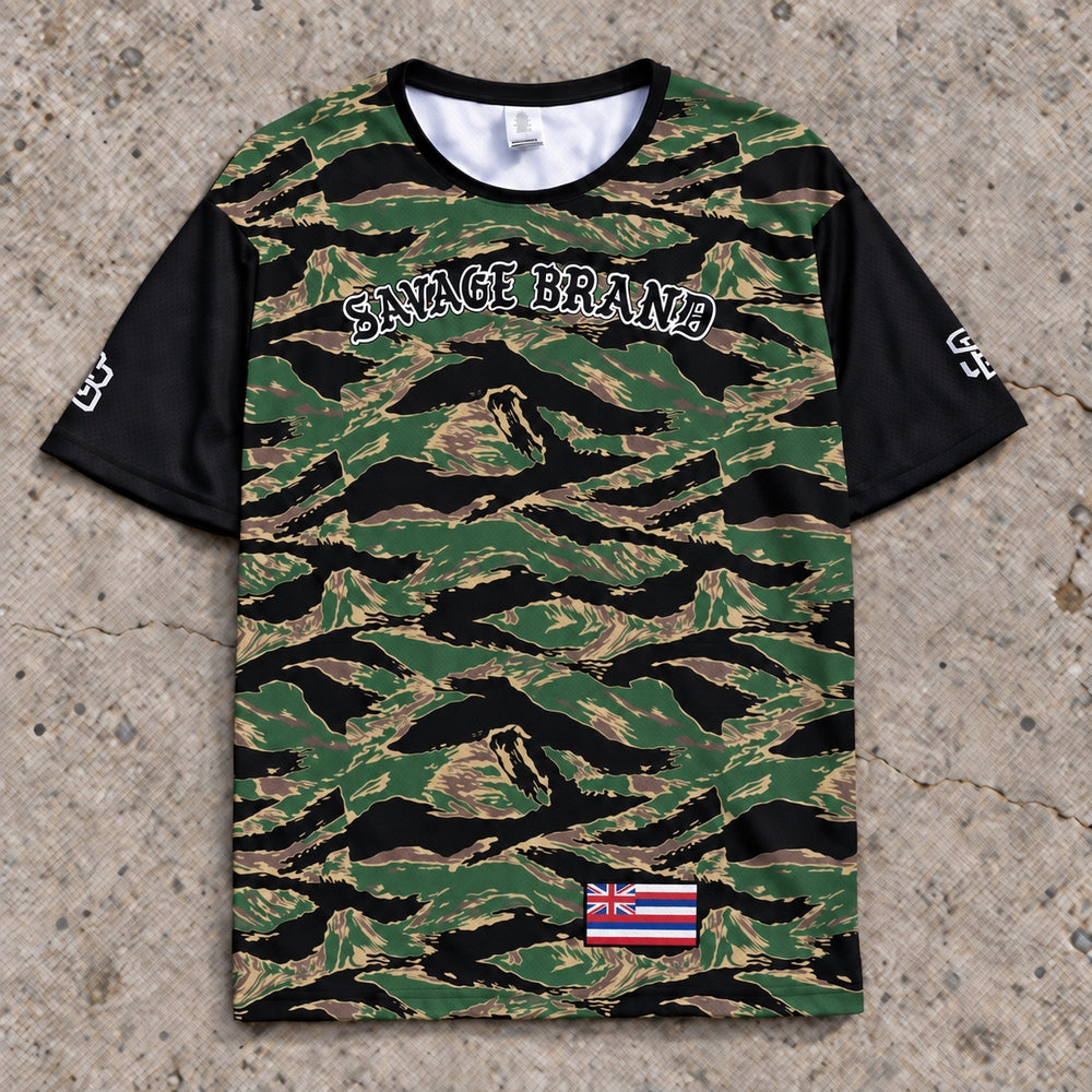 Waipahu 97 Short-Sleeve Jersey Camo - Front