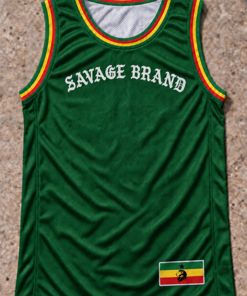 Wai Side 93 Jersey Tank Rasta - Front