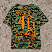 Kapaa 46 Short-Sleeve Jersey — Camo Orange — Back flat lay