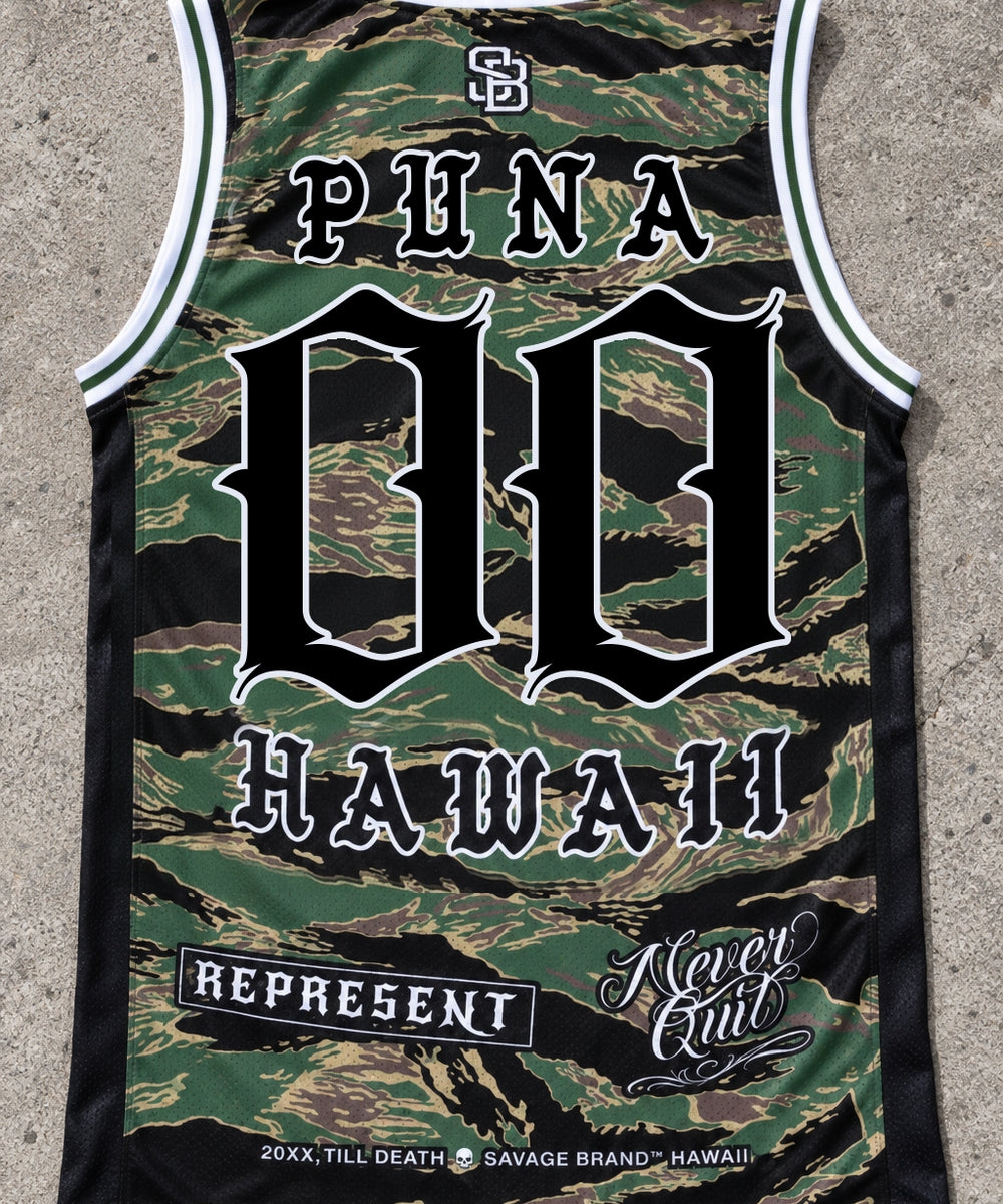 Puna 00 Jersey Tank Camo - Back