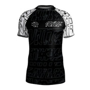 Savage Ranked Rash Guard - White