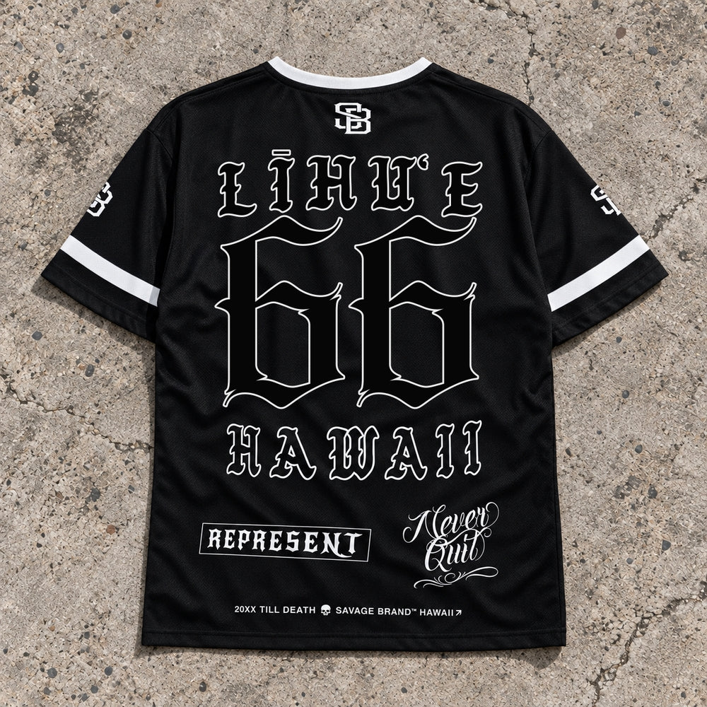 Lihue 66 Short-Sleeve Jersey Black - Back