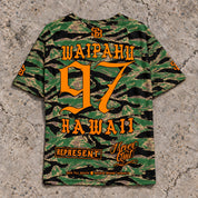 Waipahu 97 Short-Sleeve Jersey — Camo Orange — Back flat lay