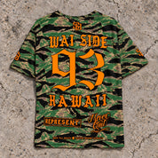 Wai Side 93 Short-Sleeve Jersey — Camo Orange — Back flat lay