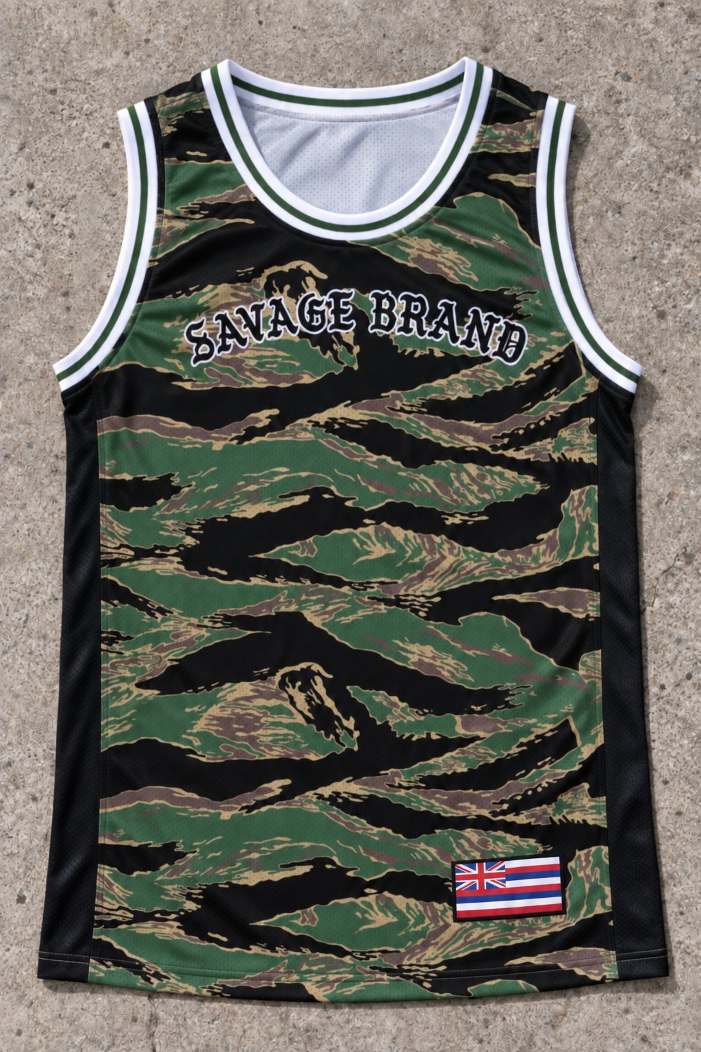 Koloa 56 Jersey Tank Camo - Front