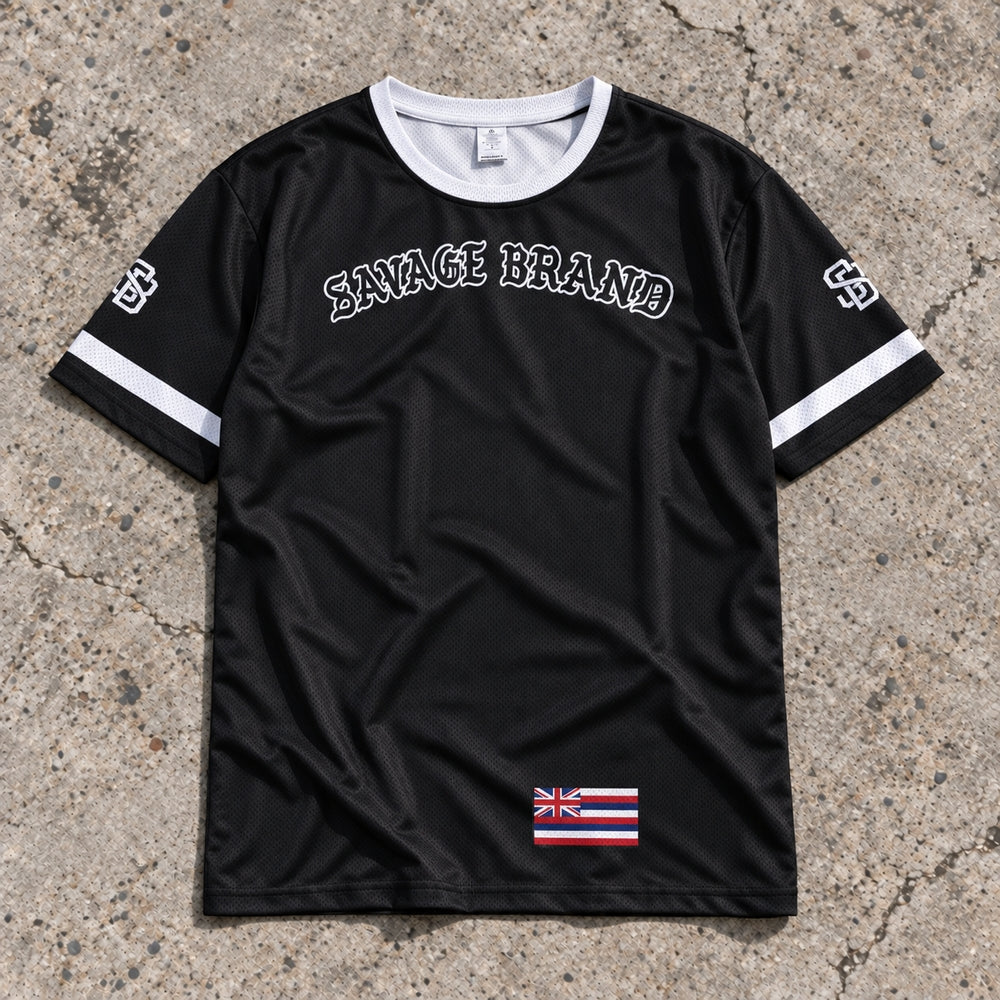 Hanapepe 16 Short-Sleeve Jersey Black - Front
