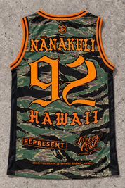 Nānākuli Camo Orange tank — back view