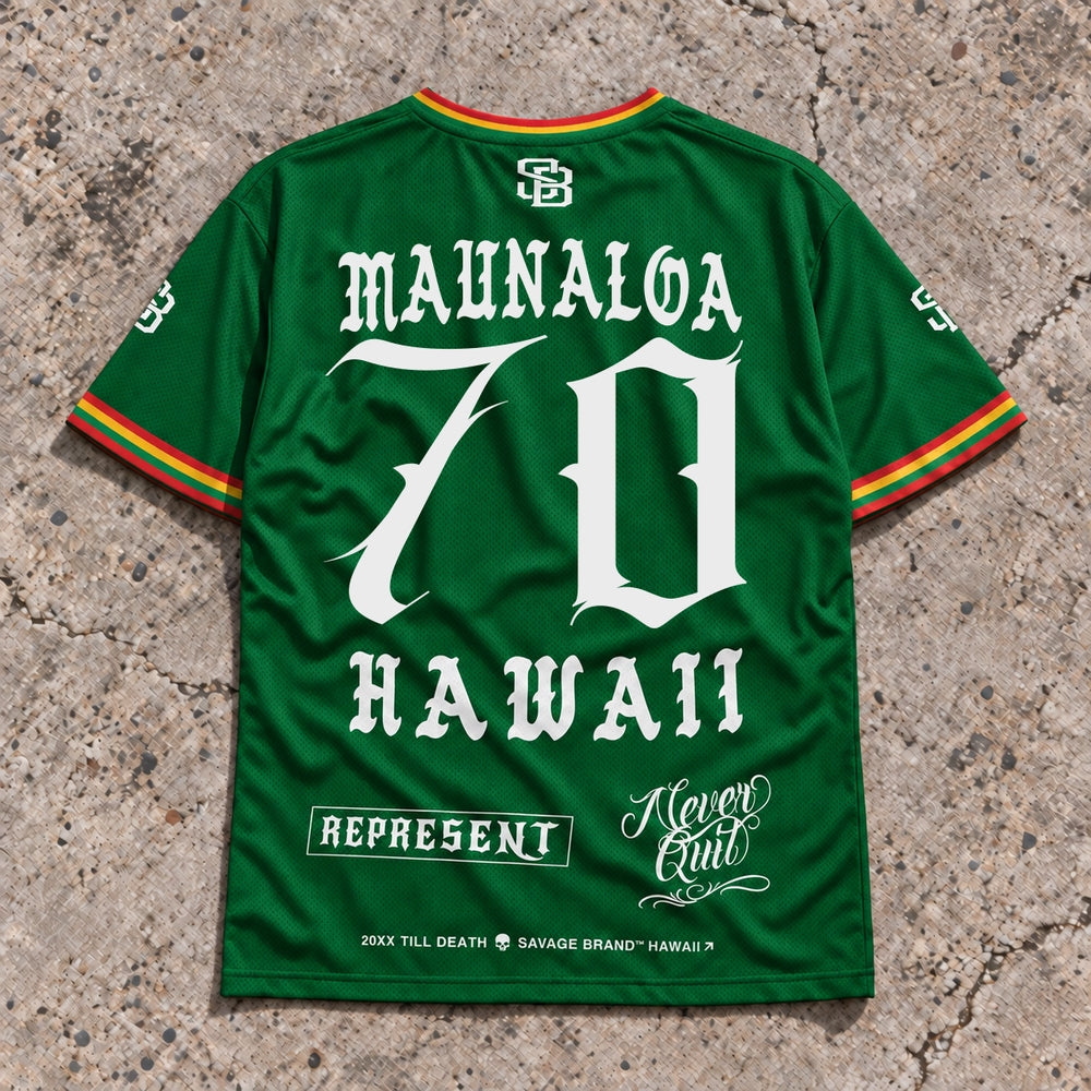Maunaloa 70 Short-Sleeve Jersey Rasta - Back