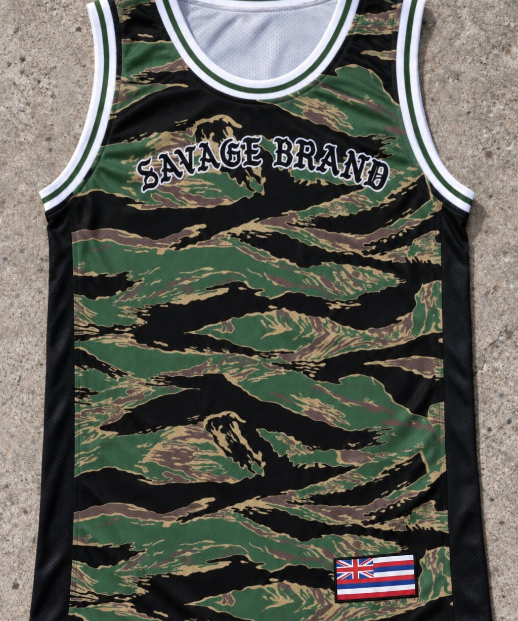 Maunaloa 70 Jersey Tank Camo - Front