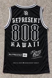 Represent 808 Black Tank — back