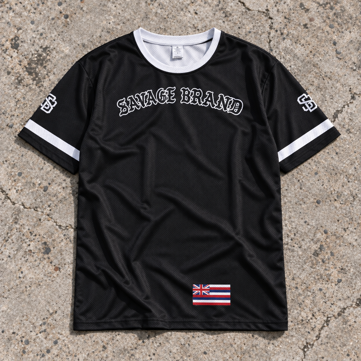 WAHIAWĀ Black jersey — front view