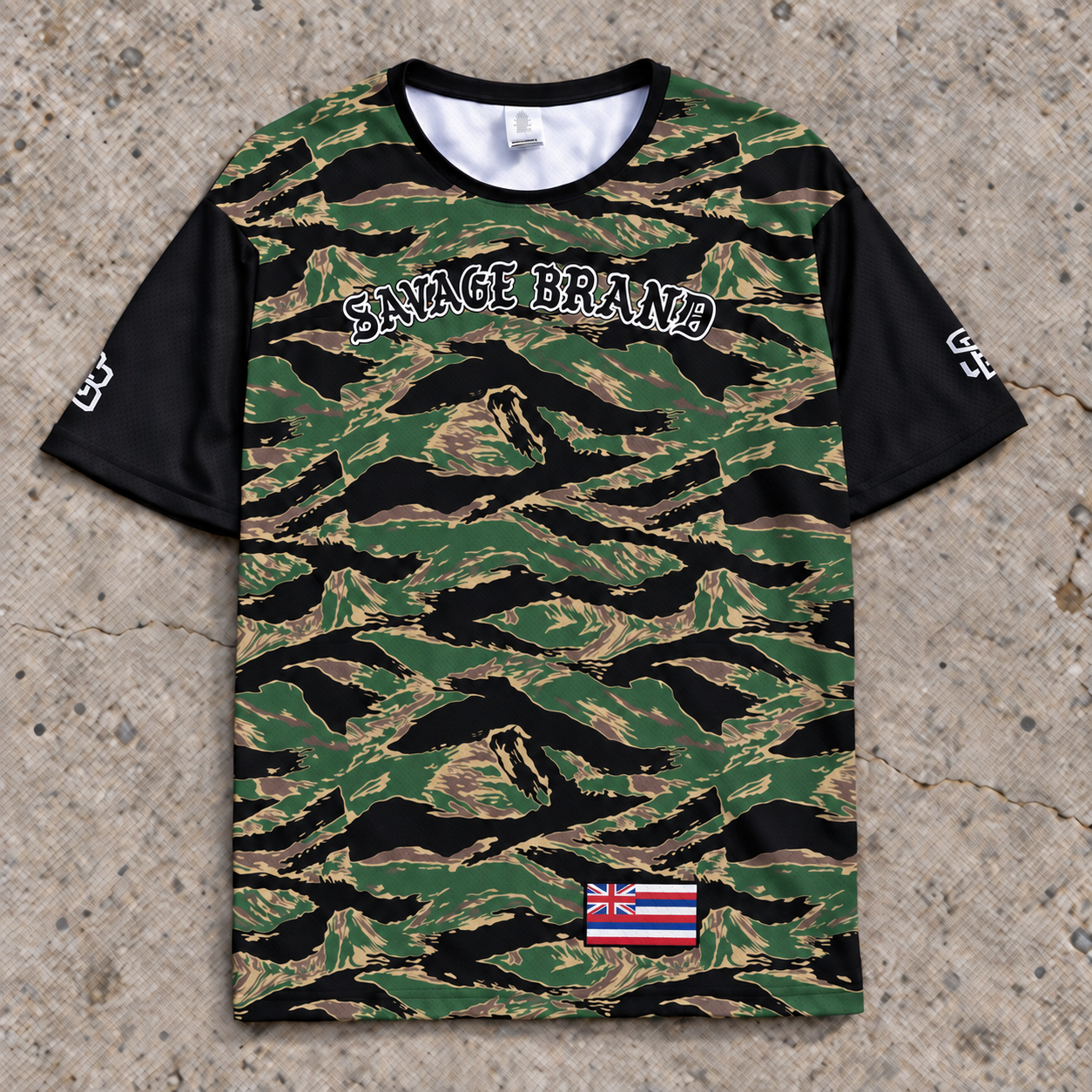 Big Island Camo jersey — front view