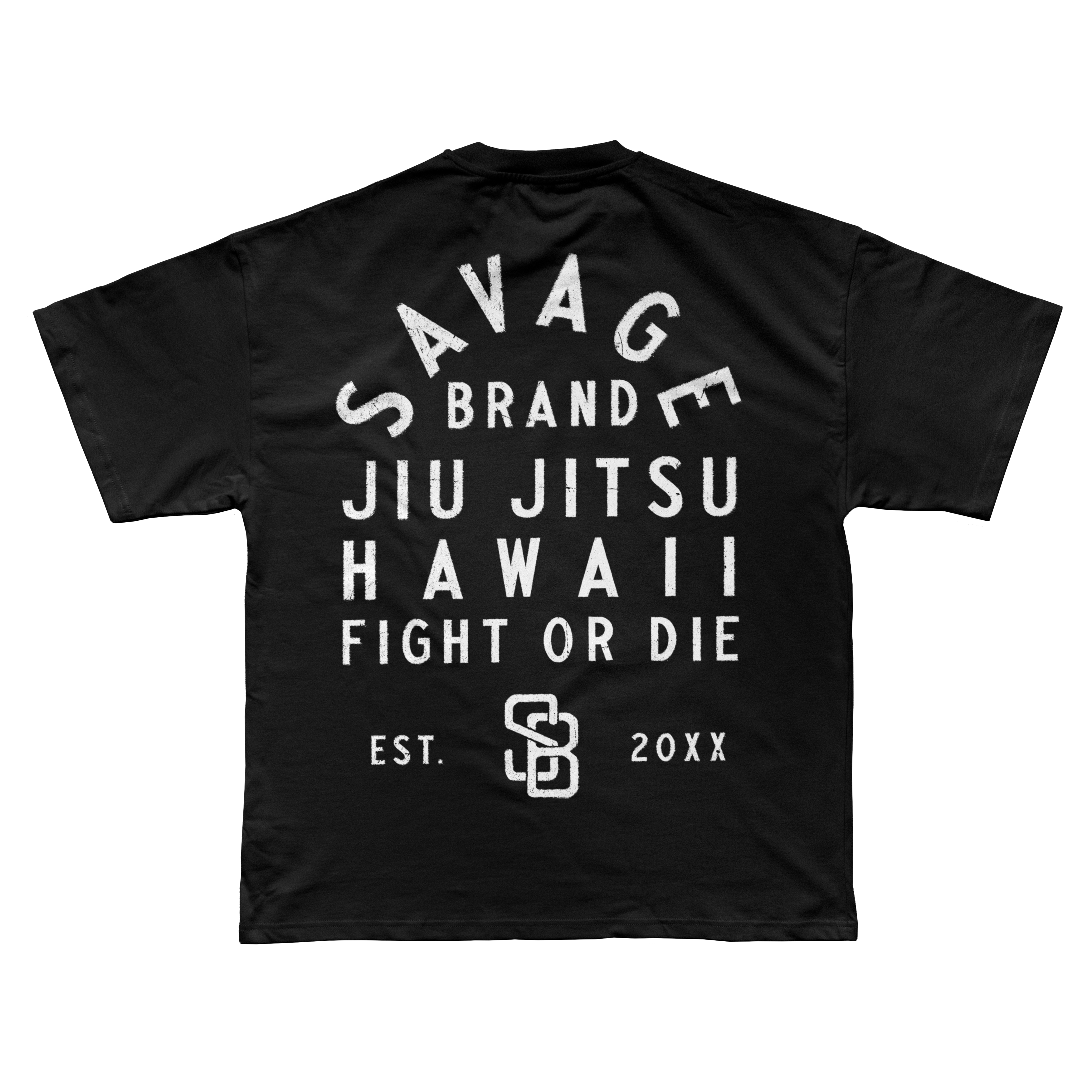 Fight or Die Hawaii Stacked T-Shirt